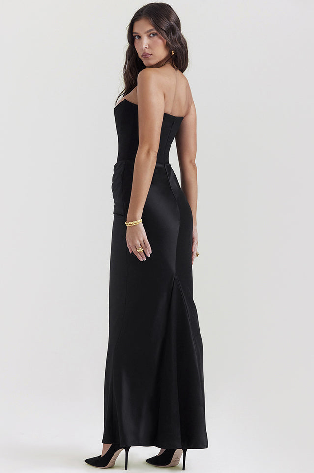 Persephone Off Shoulder Bustier Elbise