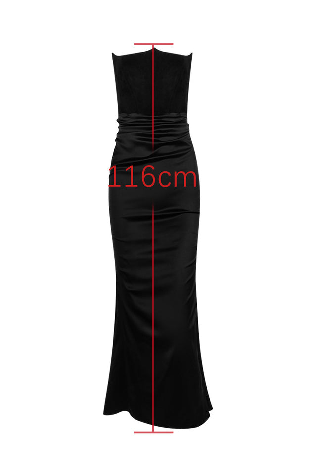 Persephone Off Shoulder Bustier Elbise