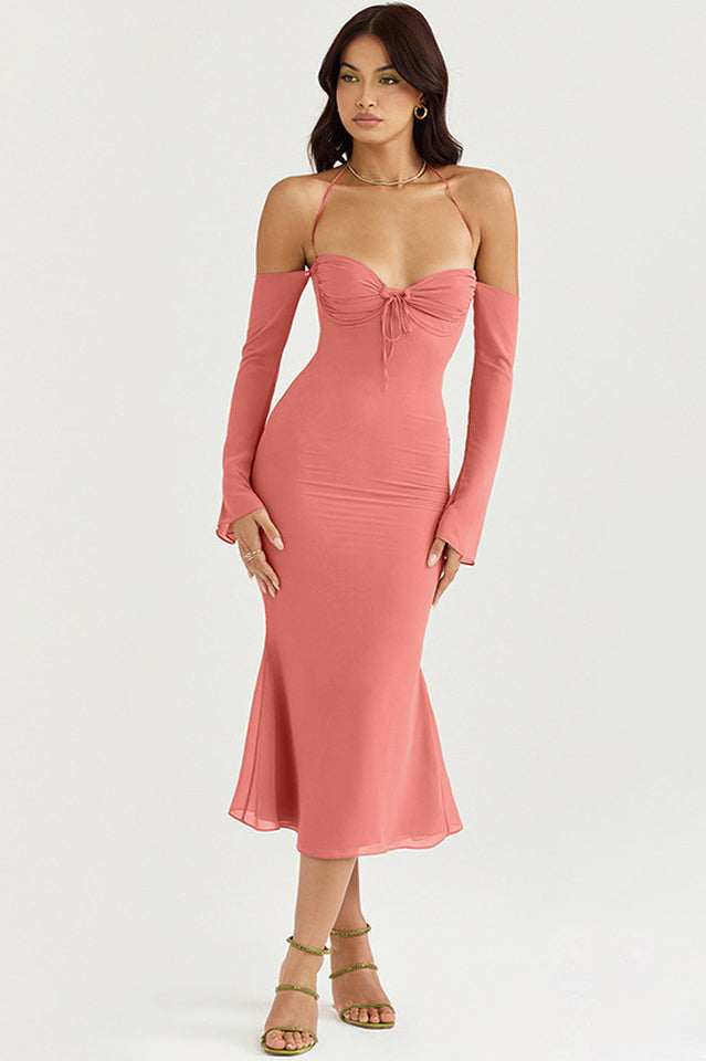 Naomi Halter Midi Elbise