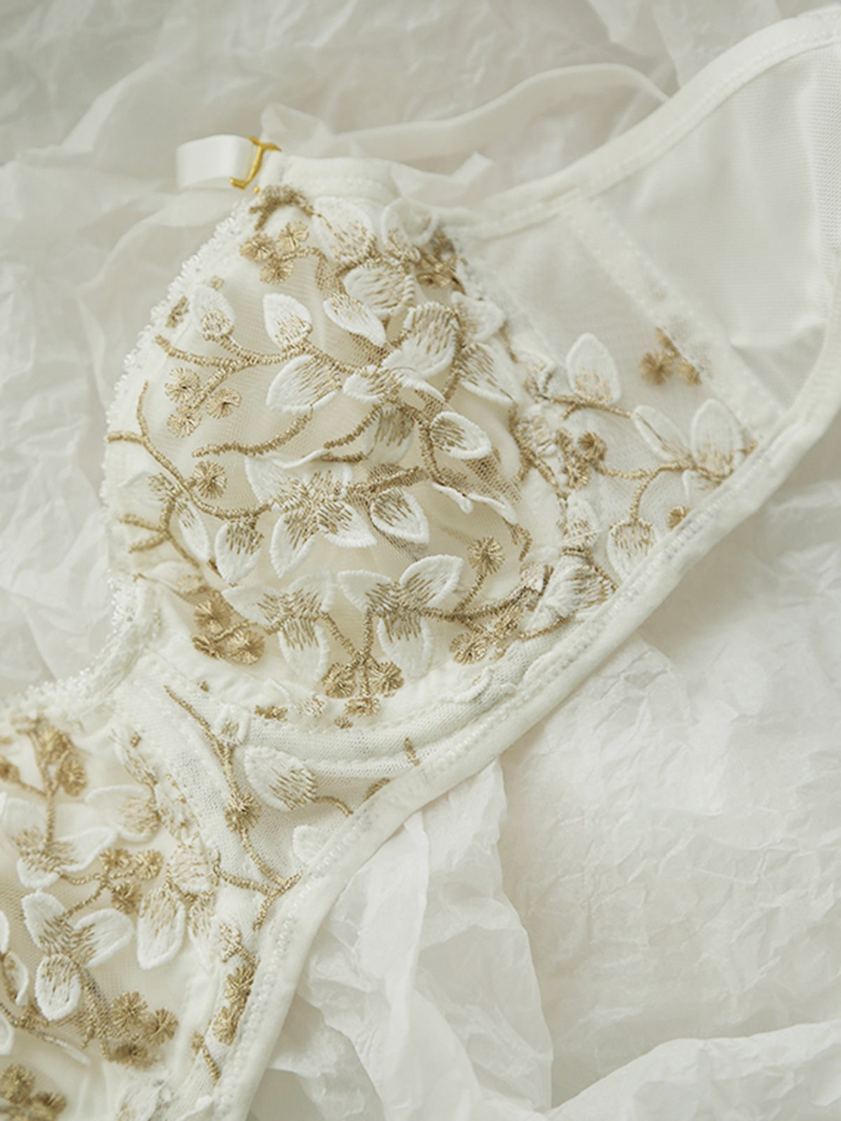 Floral Mesh Lace Crop Corset Üst