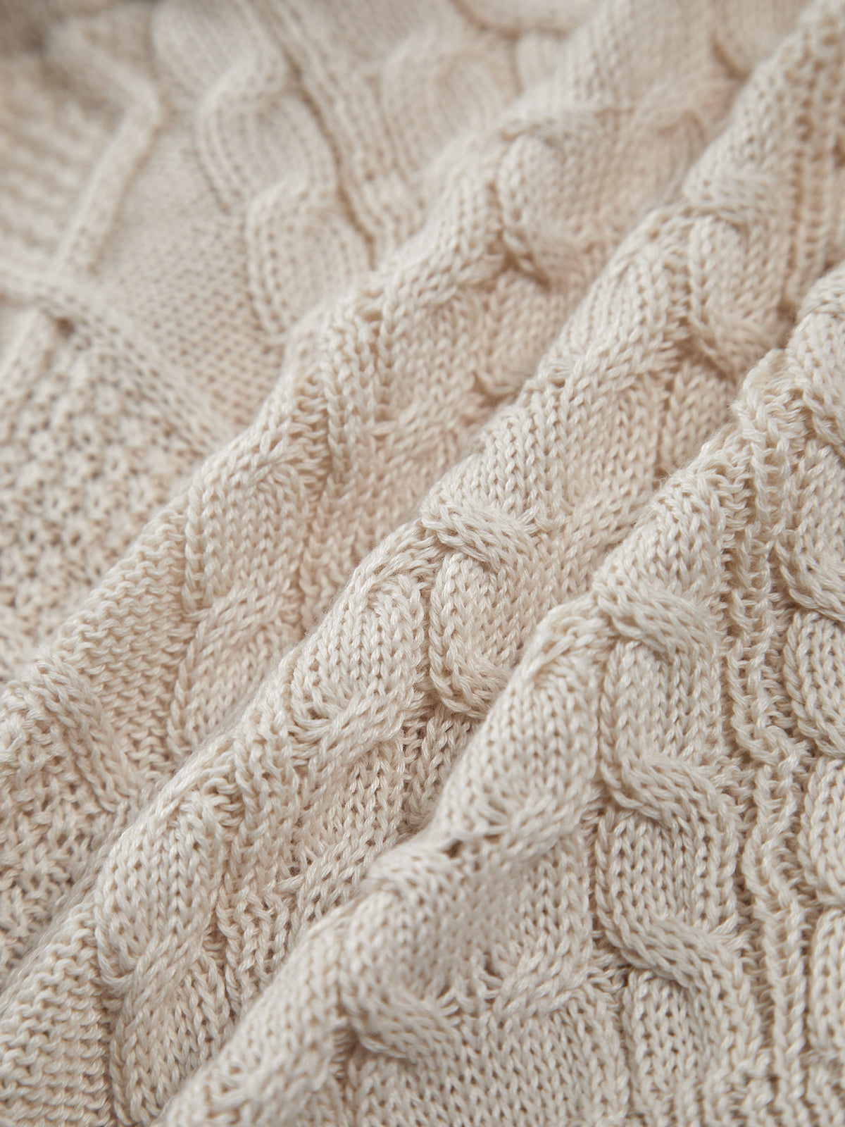 Drawstring Open Back Cable Knit Halter Crop Üst