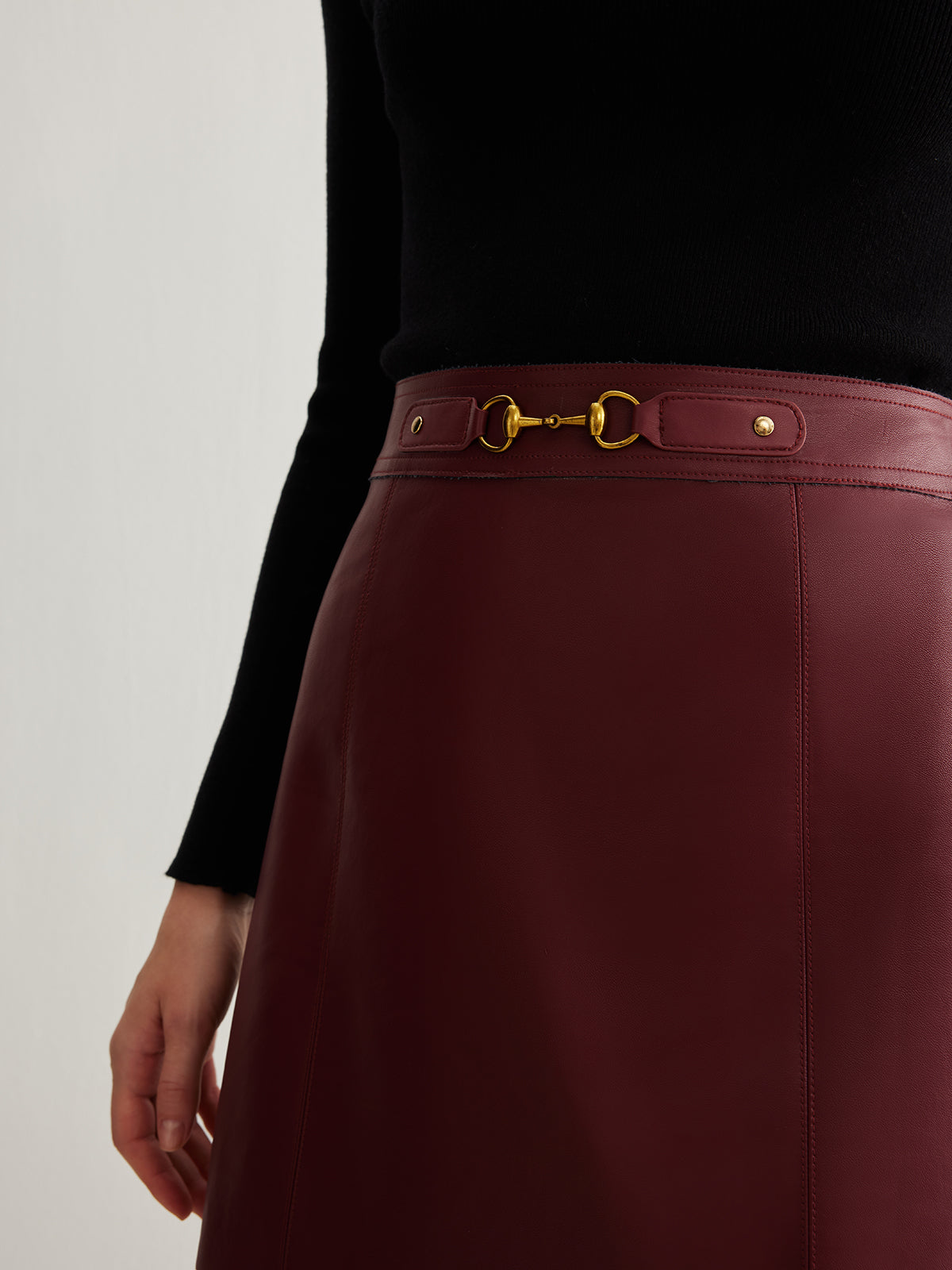 Magnet Closure Faux Leather Etek