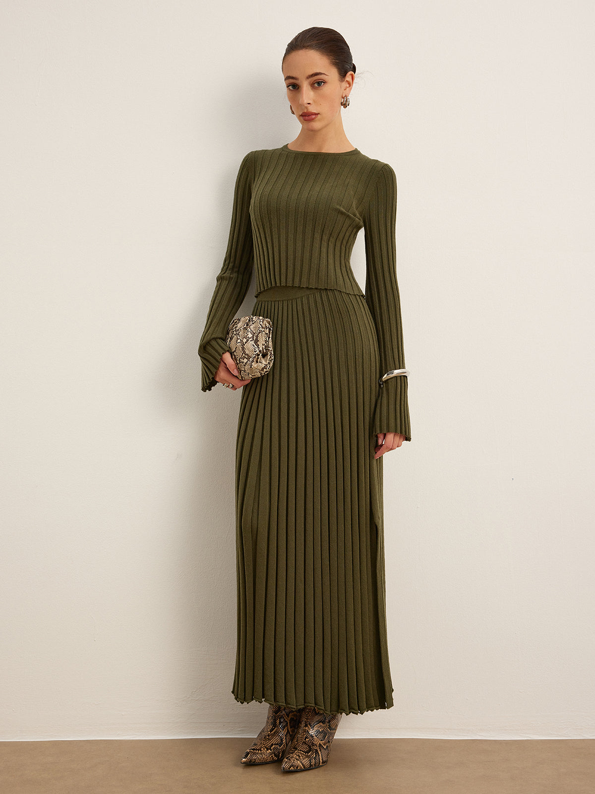 Lettuce Trim Ribbed Crop Kazak