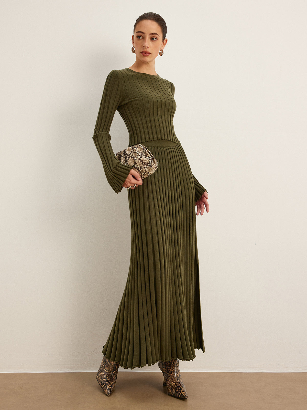 Lettuce Trim Ribbed Crop Kazak