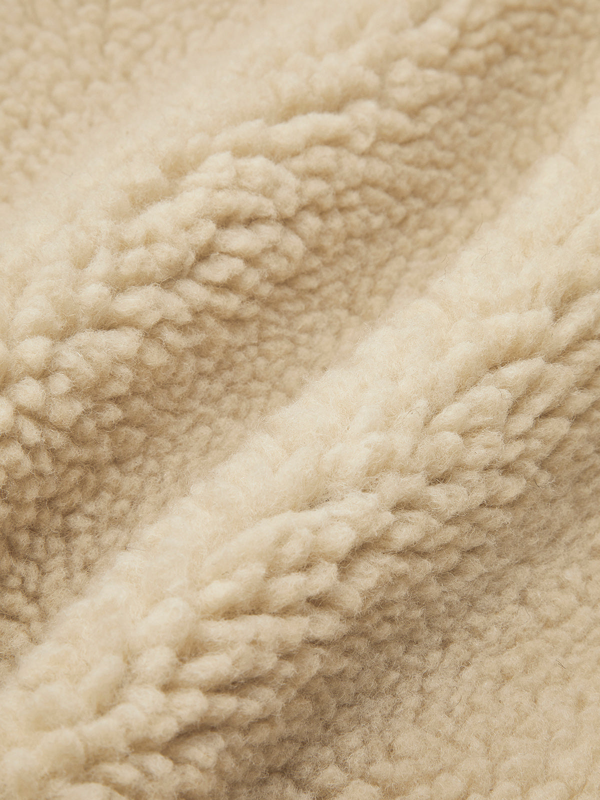 Zipper Belted Soft Fleece Ceket