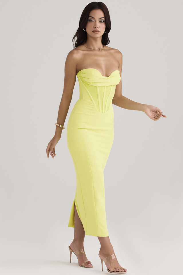 Neon Straptop Tunic Midi Elbise