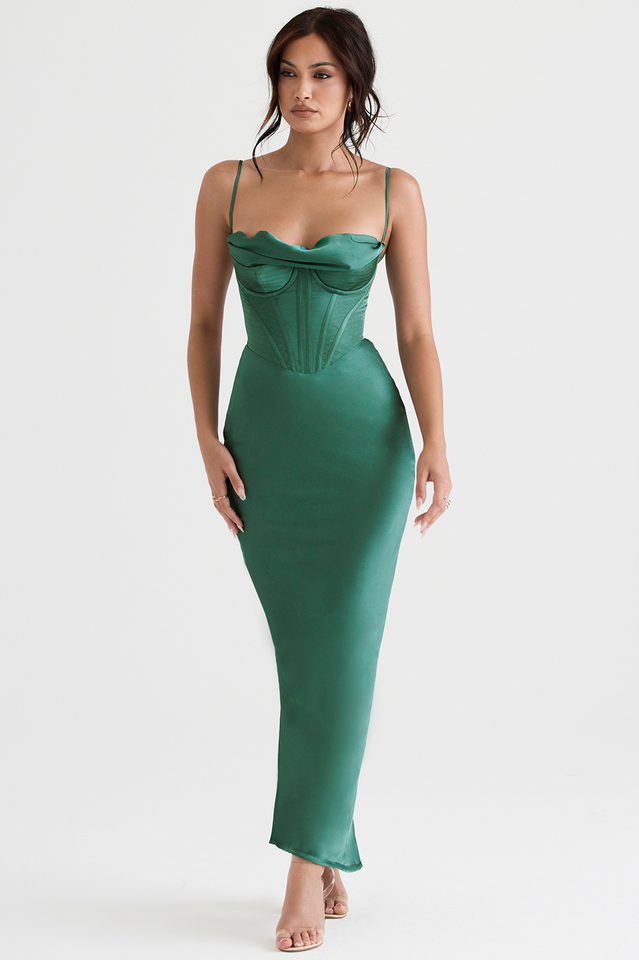 Herringbone Corset Elbise