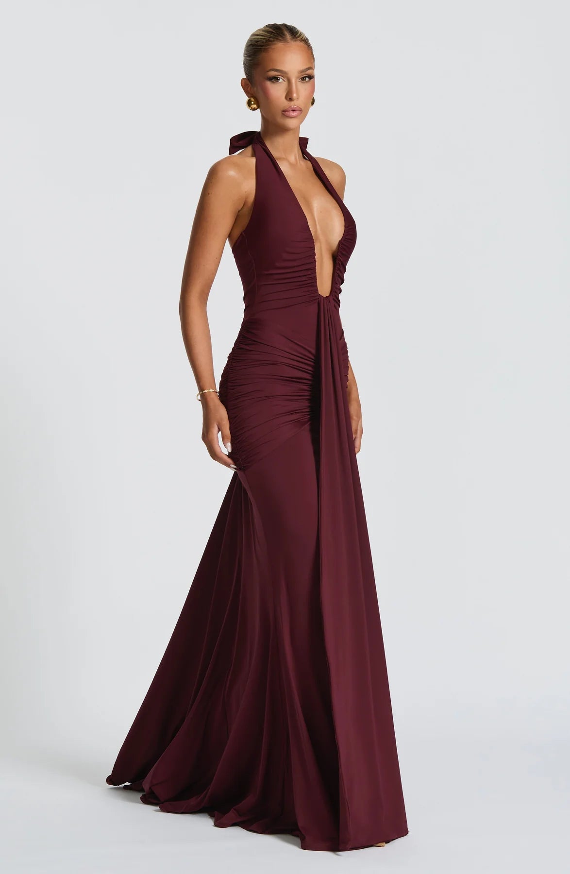 Maxi Dress - Cherry Lacquer