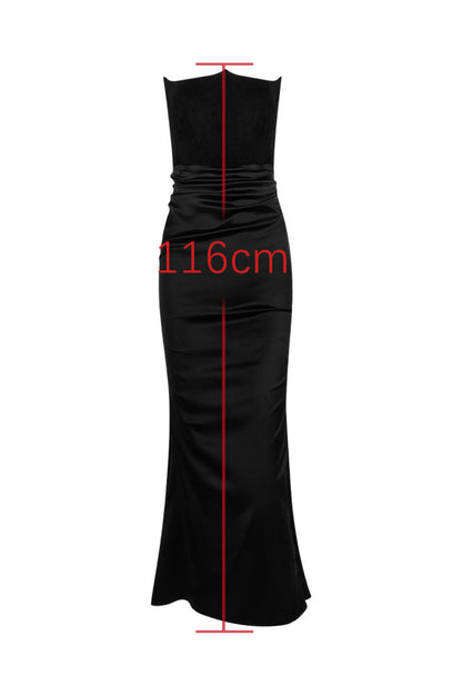 Persephone Off Shoulder Bustier Elbise