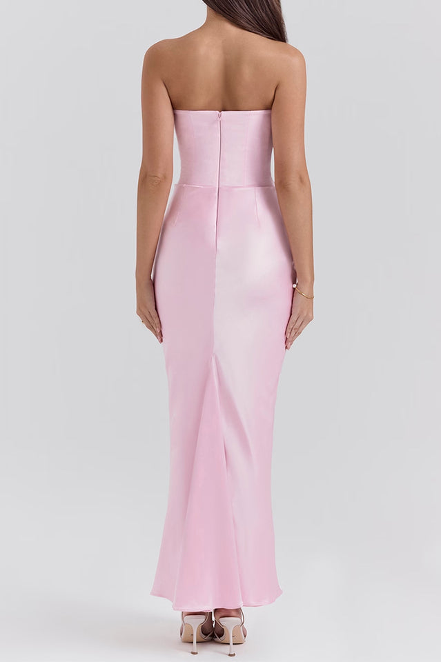 Persephone Off Shoulder Bustier Elbise