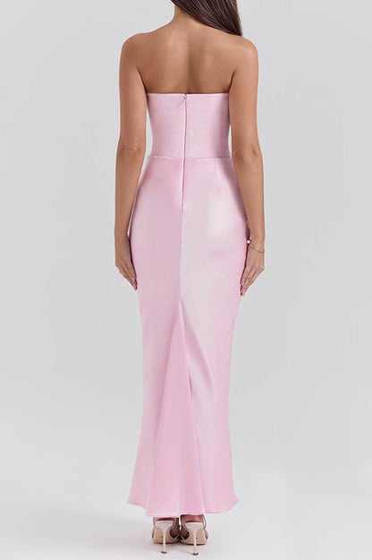 Persephone Off Shoulder Bustier Elbise