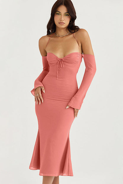 Naomi Halter Midi Elbise