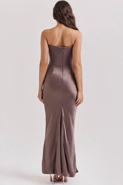 Persephone Off Shoulder Bustier Elbise