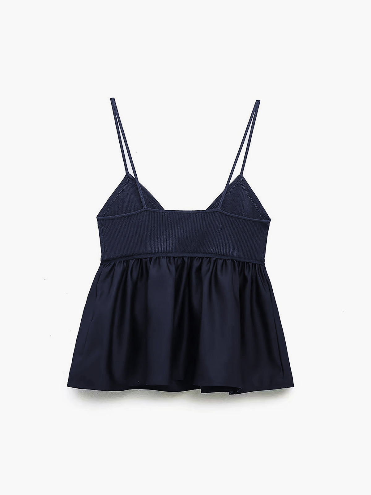 Ruffle Crop Cami Üst