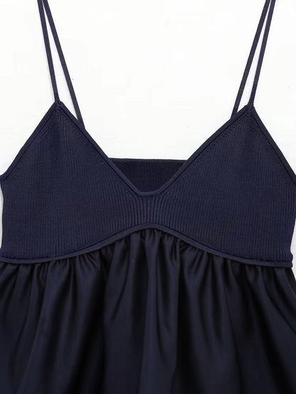 Ruffle Crop Cami Üst