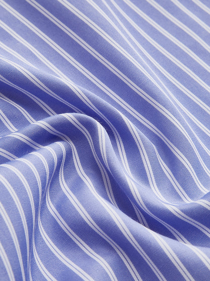 Casual Striped Wide Leg Pantolon