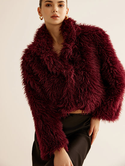 Crop Faux Fur Kürk