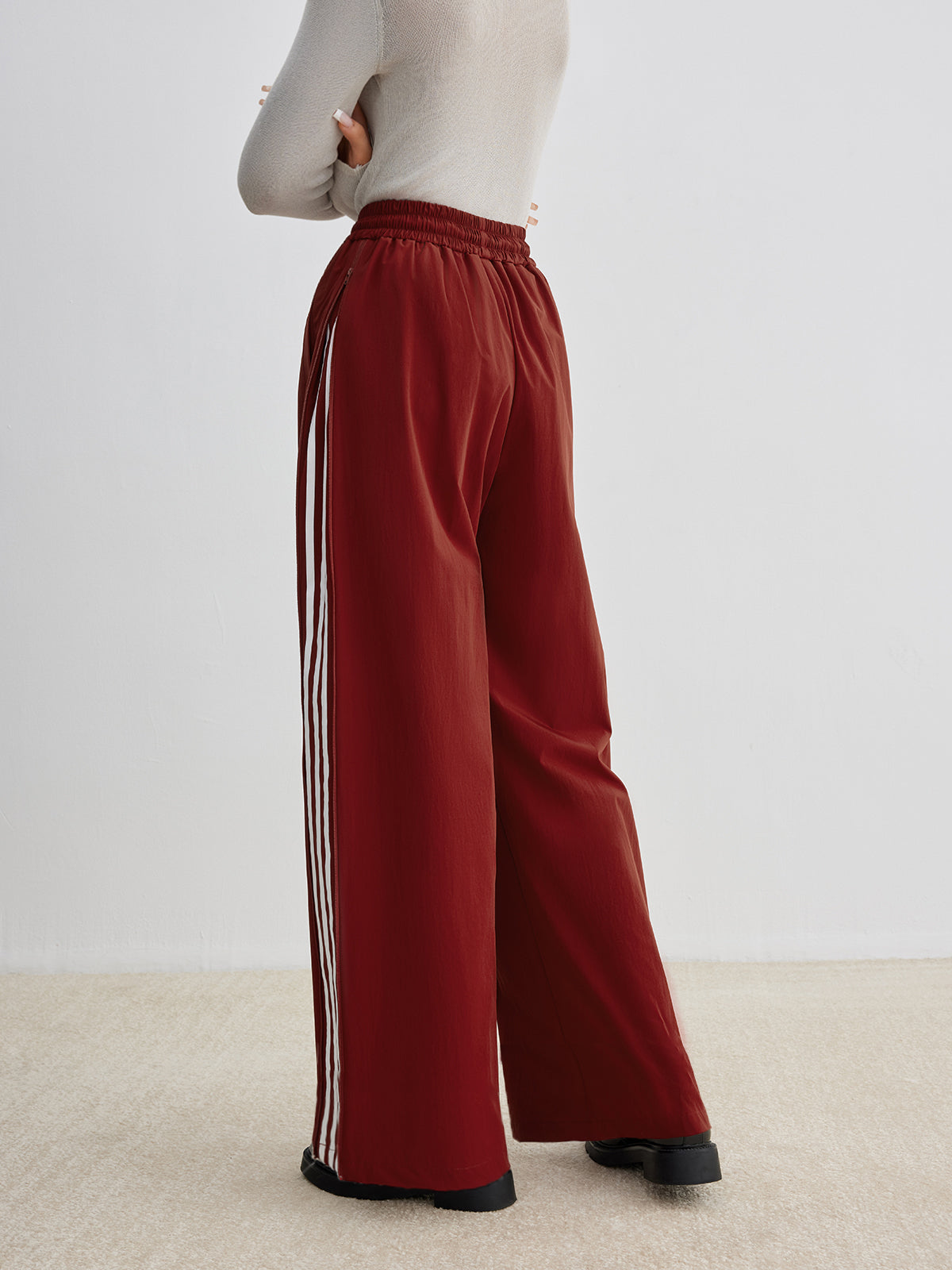 Athleisure Side Pinstripe Drawstring Pantolon