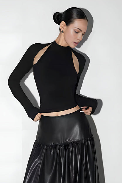Crop Cutout T-Shirt