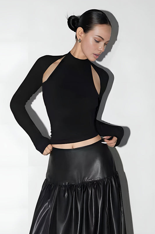 Crop Cutout T-Shirt