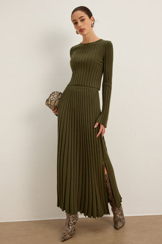 Lettuce Trim Ribbed Crop Kazak